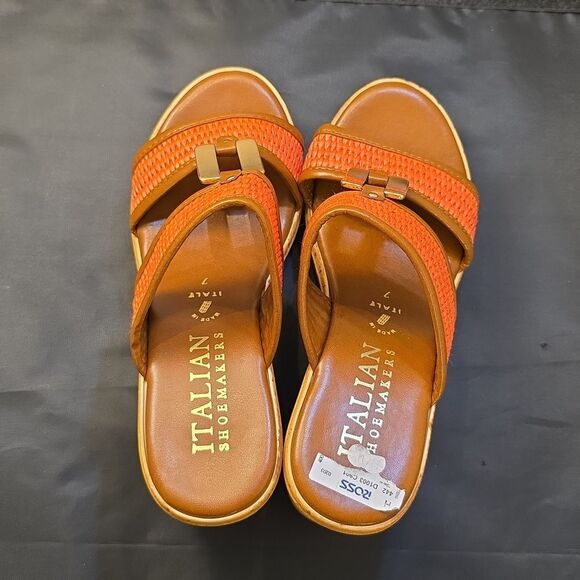 BRAND NEW ITALIAN SHOEMAKERS ELLORA DOUBLE STRAP WOMEN"S SANDAL G1 - Picture 10 of 16